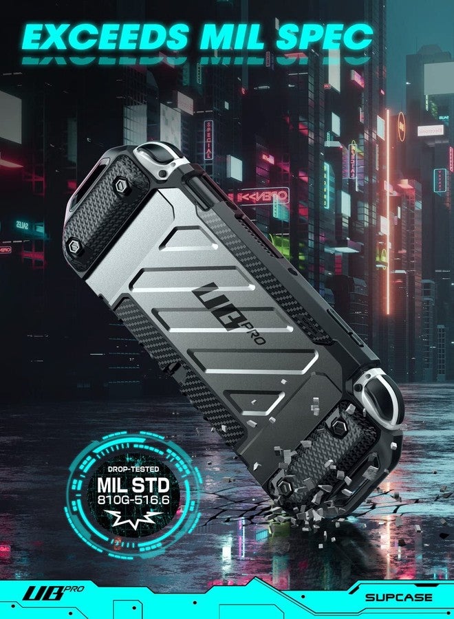 سوبكيس غطاء SUPCASE لجهاز نينتندو سويتش OLED إصدار 2021 (يونيكورن بيتل برو)، [حماية فائقة] [تصميم مريح] ملحقات غطاء مدمجة قابلة للتثبيت لجهاز نينتندو سويتش OLED، أسود - Image 3